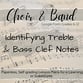 Identifying Treble & Bass Clef Notes Digital File Digital Resources cover